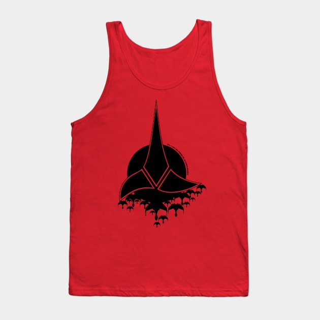 Star Trek™ Klingon Black Tank Top by 5thmonkey